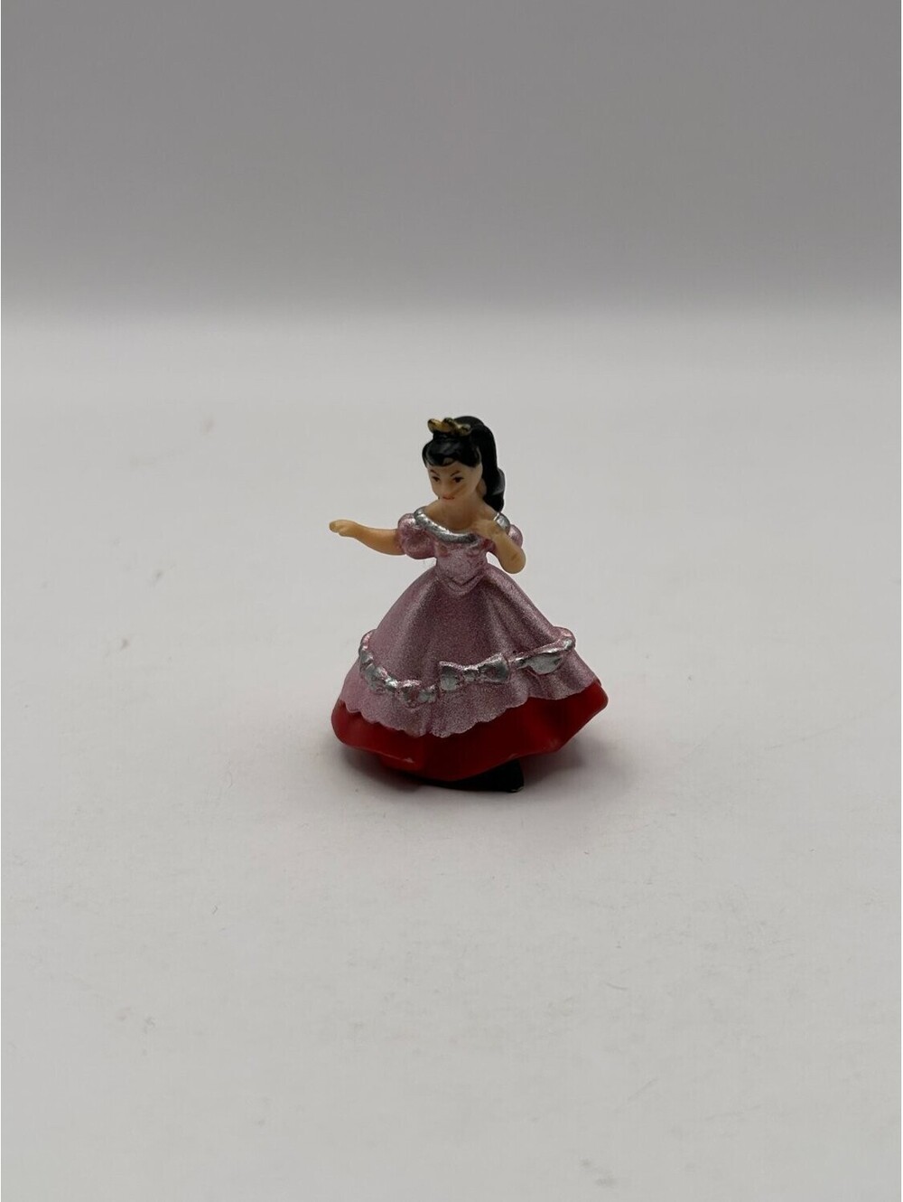 Papo 2012 Mini Princess in Pink & Red Glitter Ball Gown Figure Toy figurine